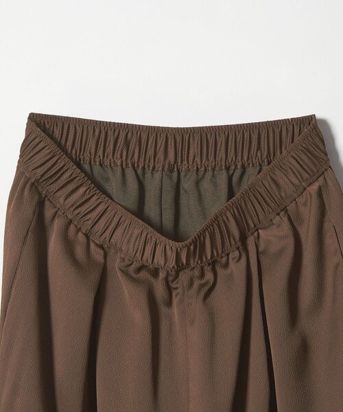 EMMEL REFINES（エメルリファインズ）の「＜EMMEL REFINES＞EM ハンマーサテン イージー パンツ（その他パンツ・レディース・ナチュラル/ダークブラウン・S/M）」の19枚目の写真