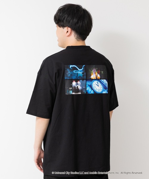 JAM & LINK(ジャムアンドリンク)の「〈バック・トゥ・ザ・フューチャー〉半袖Tシャツ(Tシャツ/カットソー・メンズ・ブラック・LARGE/MEDIUM)」の1枚目の写真