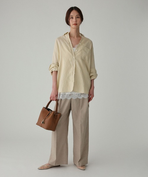 BABYLONE（バビロン）の「レースキャミソール（キャミソール・レディース・ホワイト/ブラック・フリー）」の5枚目の写真