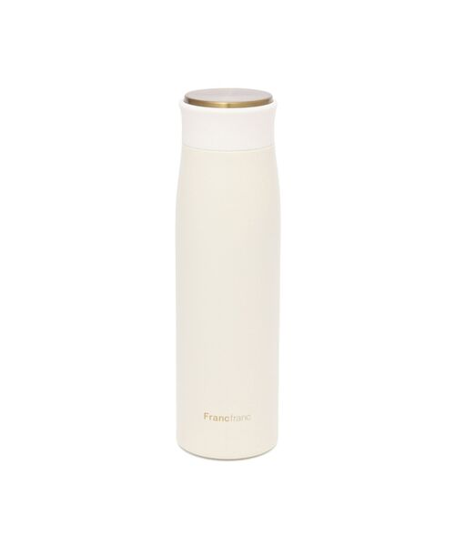Francfranc(フランフラン)の「マット ステンレスボトル 500ml ホワイト 水筒 マイボトル(水筒・レディース・ホワイト・FREE)」の1枚目の写真