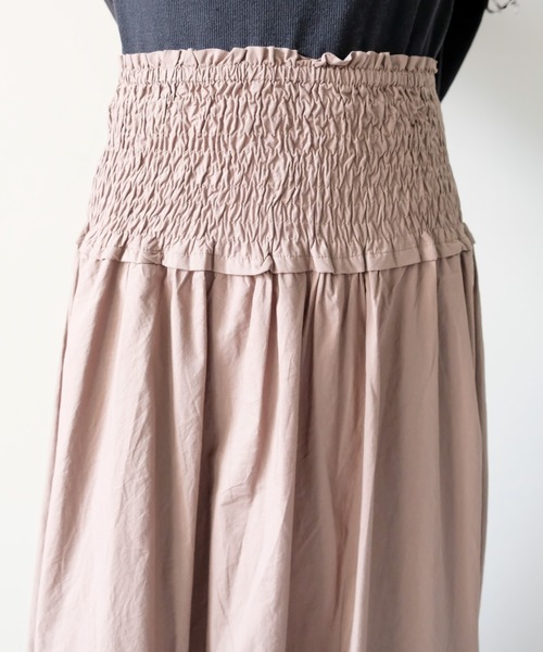 DOLLUPOOPS(ドールアップウップス)の「Lace Shirring Skirt(レースシャーリングスカート)(スカート・レディース・ブラウン/ブラック/カーキ・FREE)」の18枚目の写真