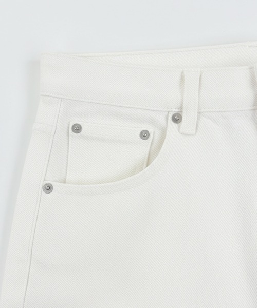 coca（coca）（コカ）の「ムーヴデニムストレートパンツ（デニムパンツ・レディース・ホワイト/ライトブルー・S/M/L）」の16枚目の写真