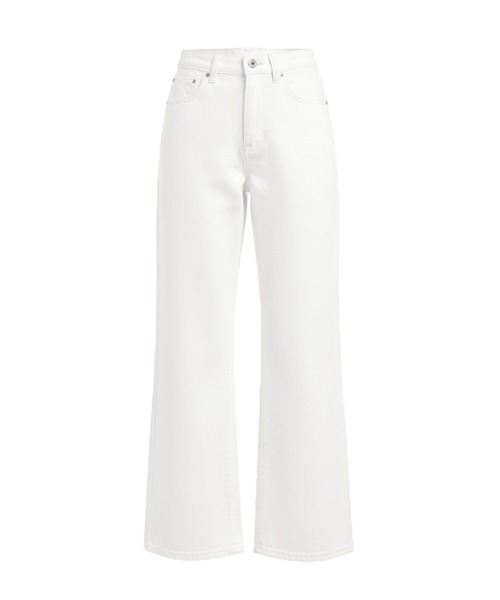 coca（coca）（コカ）の「ムーヴデニムストレートパンツ（デニムパンツ・レディース・ホワイト/ライトブルー・S/M/L）」の19枚目の写真