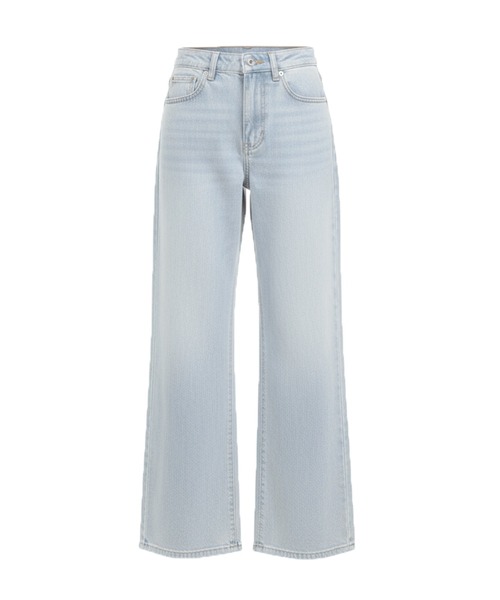 coca（coca）（コカ）の「ムーヴデニムストレートパンツ（デニムパンツ・レディース・ホワイト/ライトブルー・S/M/L）」の20枚目の写真