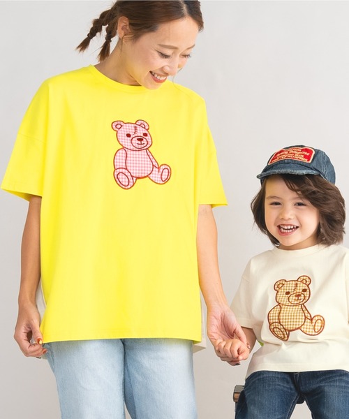 ami amie(アミアミ)の「*綿100%*テディベアTシャツ(Tシャツ/カットソー・レディース・イエロー/オフホワイト・フリー)」の16枚目の写真