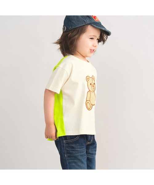 ami amie(アミアミ)の「*綿100%*テディベアTシャツ(Tシャツ/カットソー・レディース・イエロー/オフホワイト・フリー)」の22枚目の写真