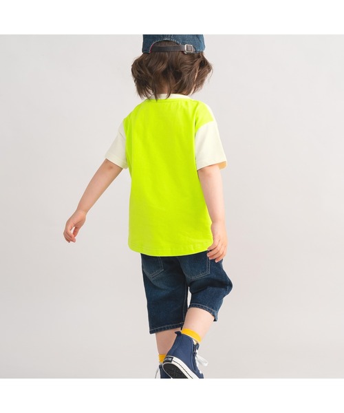 ami amie(アミアミ)の「*綿100%*テディベアTシャツ(Tシャツ/カットソー・レディース・イエロー/オフホワイト・フリー)」の4枚目の写真