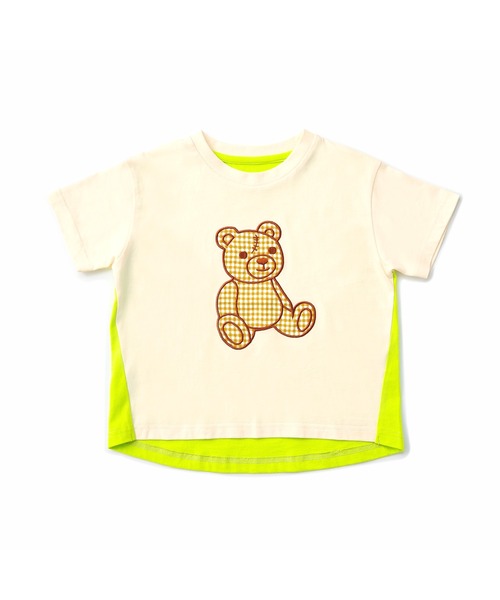 ami amie(アミアミ)の「*綿100%*テディベアTシャツ(Tシャツ/カットソー・レディース・イエロー/オフホワイト・フリー)」の10枚目の写真