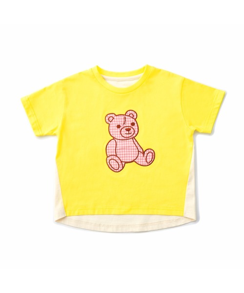 ami amie(アミアミ)の「*綿100%*テディベアTシャツ(Tシャツ/カットソー・レディース・イエロー/オフホワイト・フリー)」の12枚目の写真