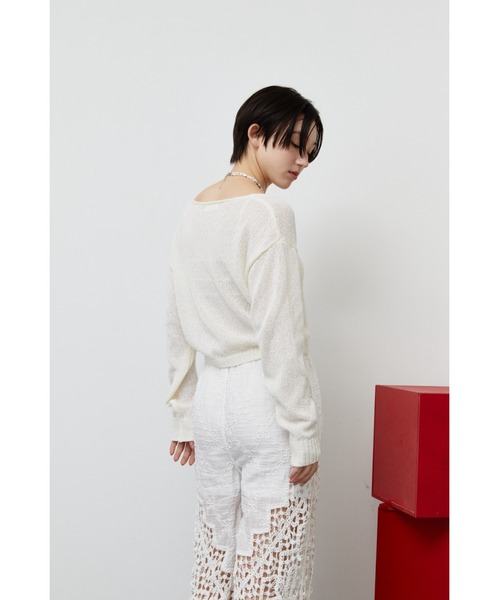 ANF.MUU(アンフムー)の「ダブルジップショートカーディガン(カーディガン/ボレロ・レディース・ライトブルー/ライトグレー/ホワイト・FREE)」の7枚目の写真
