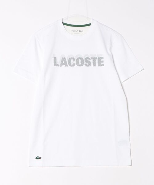 LACOSTE（ラコステ）の「《LACOSTE》TH021799（Tシャツ/カットソー・メンズ・ブラック/ホワイト/グリーン・4/5/3）」の2枚目の写真