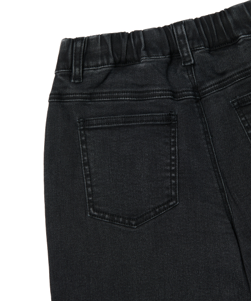 MUSINSA STANDARD KIDS（ムシンサスタンダードキッズ）の「ワイドデニムパンツ[ウォッシュドブラック]（デニムパンツ・レディース・その他・100/110/120/130/140/150/160）」の6枚目の写真