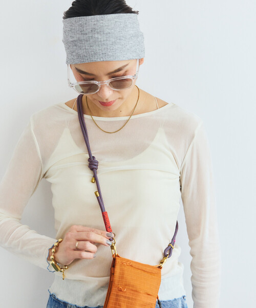 Topologie(トポロジー)の「Topologie/トポロジー 6mm ROPE STRAP【ストラップ単体】(スマホグッズ・メンズ・ピンク/ブラック/オリーブ・ONE SIZE)」の19枚目の写真
