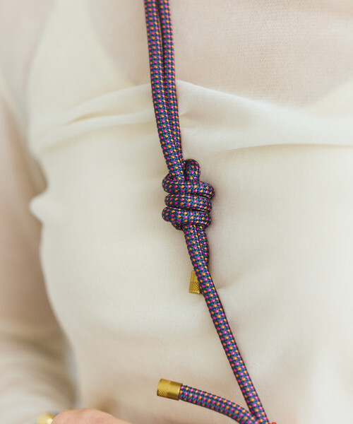 Topologie(トポロジー)の「Topologie/トポロジー 6mm ROPE STRAP【ストラップ単体】(スマホグッズ・メンズ・ピンク/ブラック/オリーブ・ONE SIZE)」の22枚目の写真