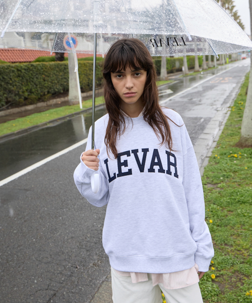 LEVAR(レバー)の「Levar Crewneck Sweatshirt - White Melange(スウェット・レディース・その他・FREE)」の1枚目の写真
