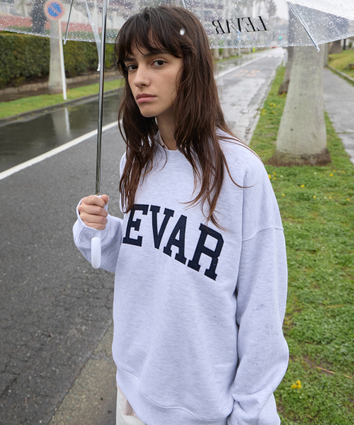 LEVAR(レバー)の「Levar Crewneck Sweatshirt - White Melange(スウェット・レディース・その他・FREE)」の2枚目の写真
