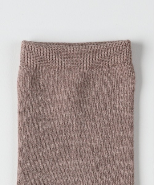 Right-on（ライトオン）の「【BASIC SOCKS】Q平編みソックス (ナチュラル / 着心地 / ニュアンスカラー / 汎用性)（ソックス/靴下・レディース・ピンク/ホワイト/ベージュ/ブルー/ブラック・フリー）」の9枚目の写真