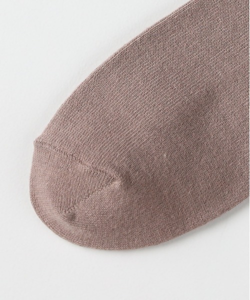 Right-on（ライトオン）の「【BASIC SOCKS】Q平編みソックス (ナチュラル / 着心地 / ニュアンスカラー / 汎用性)（ソックス/靴下・レディース・ピンク/ホワイト/ベージュ/ブルー/ブラック・フリー）」の11枚目の写真