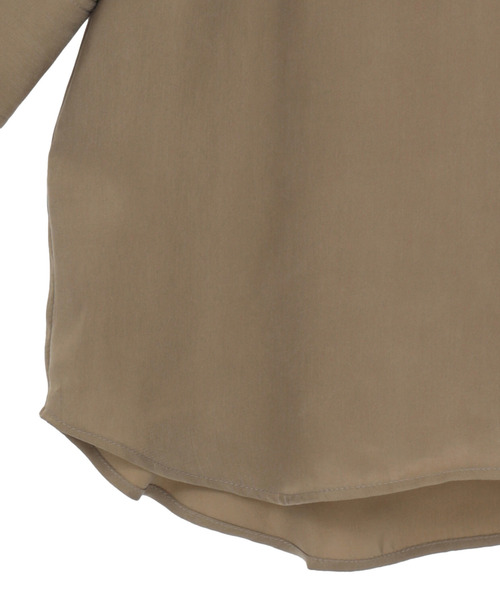 martinique（マルティニーク）の「シルキーキュプラオーバーサイズスリーブシャツ（セットアップ可）（シャツ/ブラウス・レディース・ピンク・FREE）」の11枚目の写真