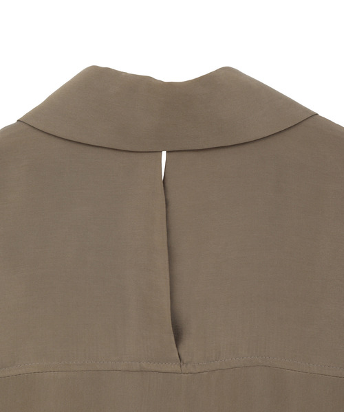 martinique（マルティニーク）の「シルキーキュプラオーバーサイズスリーブシャツ（セットアップ可）（シャツ/ブラウス・レディース・ピンク・FREE）」の12枚目の写真