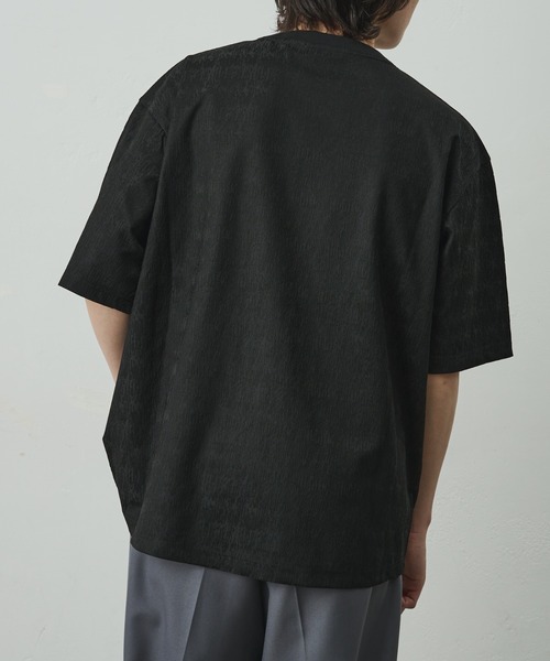 COLONY 2139（コロニートゥーワンスリーナイン）の「ブライトジャガード半袖TEE（Tシャツ/カットソー・メンズ・ブラック/ホワイト/ブラウン・MEDIUM/LARGE）」の11枚目の写真