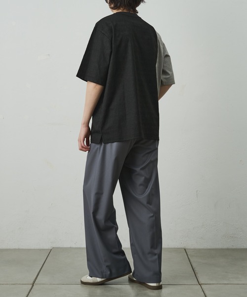 COLONY 2139（コロニートゥーワンスリーナイン）の「ブライトジャガード半袖TEE（Tシャツ/カットソー・メンズ・ブラック/ホワイト/ブラウン・MEDIUM/LARGE）」の14枚目の写真