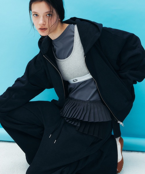 LE CIEL BLEU（ルシェルブルー）の「トラックパンツ / Track Pants（その他パンツ・レディース・グレー/ブラック/ピンク・36/38）」の5枚目の写真