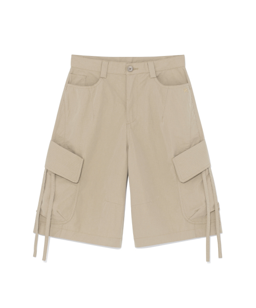 THECOLDESTMOMENT（ザコールデストモーメント）の「TCM ripstop strap cargo half pants (beige)（その他パンツ・レディース・その他・SMALL/MEDIUM/LARGE）」の2枚目の写真