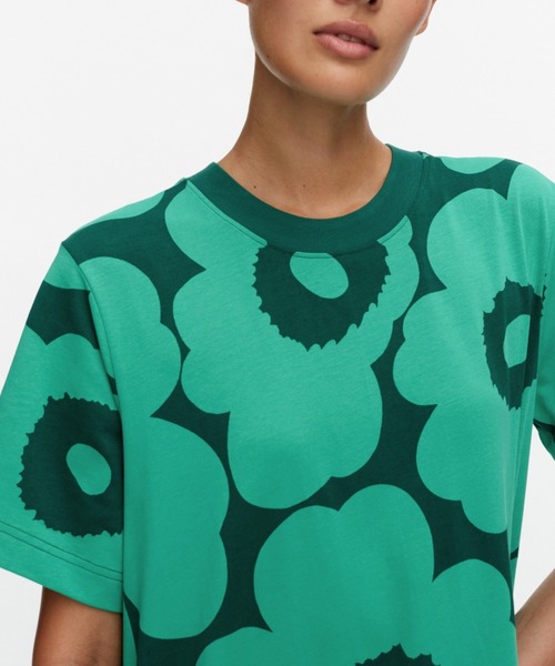 marimekko(マリメッコ)の「Sh Koostua Unikko / Dress(ワンピース・レディース・グリーン・X-SMALL/SMALL/MEDIUM/LARGE/XX-SMALL)」の4枚目の写真