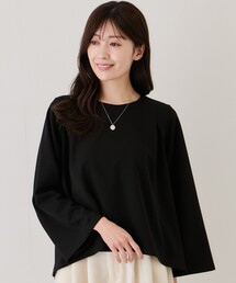 カットジョーゼットプルオーバー