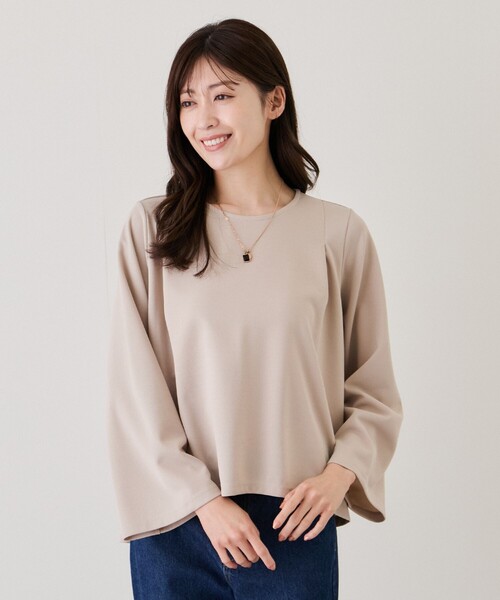 Jayro（ジャイロ）の「カットジョーゼットプルオーバー（その他トップス・レディース・ベージュ/ネイビー/ホワイト系その他/ブラック・M）」の17枚目の写真