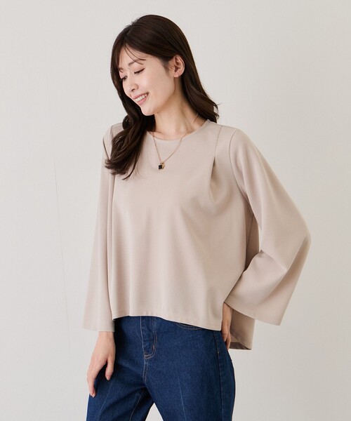 Jayro（ジャイロ）の「カットジョーゼットプルオーバー（その他トップス・レディース・ベージュ/ネイビー/ホワイト系その他/ブラック・M）」の18枚目の写真