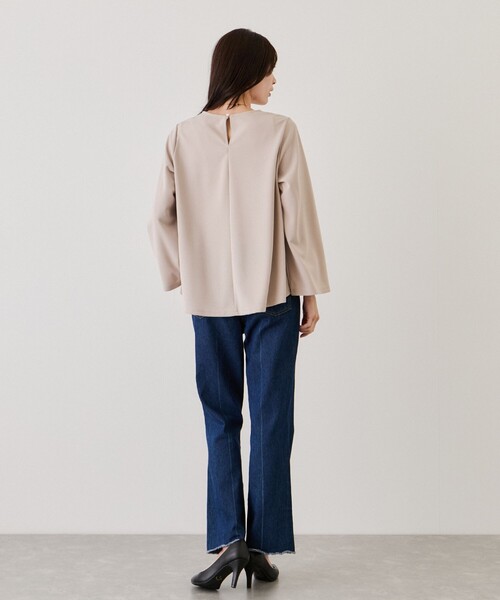 Jayro（ジャイロ）の「カットジョーゼットプルオーバー（その他トップス・レディース・ベージュ/ネイビー/ホワイト系その他/ブラック・M）」の22枚目の写真