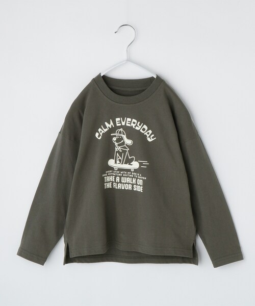 THE SHOP TK (ザ ショップ ティーケー )の「【110-160】長袖プリントアソートT(Tシャツ/カットソー・キッズ・オフホワイト/ブラック/ベージュ系その他6/ブラック系その他4/ブルー系5/アイボリー系・13/11/14/15 /16/12)」の3枚目の写真
