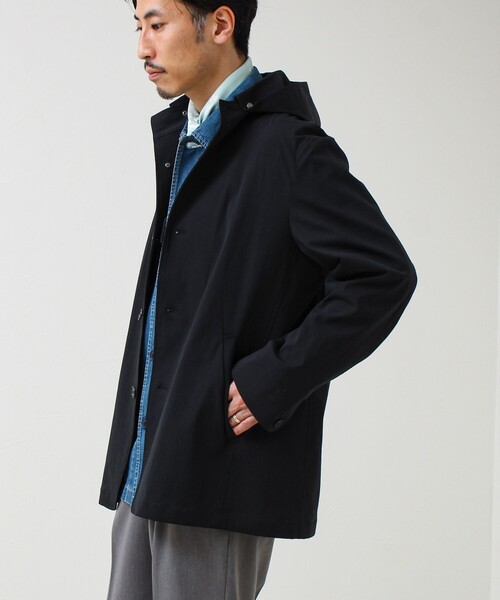 GLOSTER(グロスター)の「【GLOSTER名品アウター】スタンドフードブルゾン(ブルゾン・メンズ・ブラック/サックスブルー/ネイビー・L/M/S)」の14枚目の写真