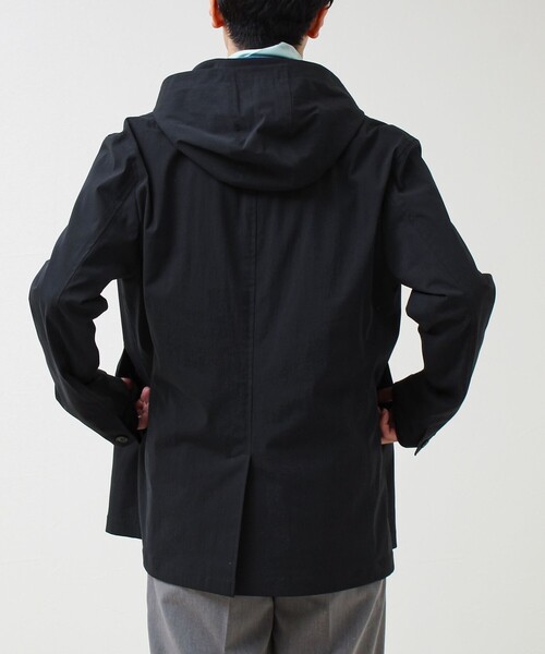 GLOSTER(グロスター)の「【GLOSTER名品アウター】スタンドフードブルゾン(ブルゾン・メンズ・ブラック/サックスブルー/ネイビー・L/M/S)」の15枚目の写真