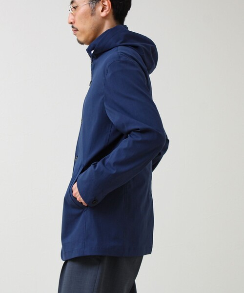 GLOSTER(グロスター)の「【GLOSTER名品アウター】スタンドフードブルゾン(ブルゾン・メンズ・ブラック/サックスブルー/ネイビー・L/M/S)」の22枚目の写真