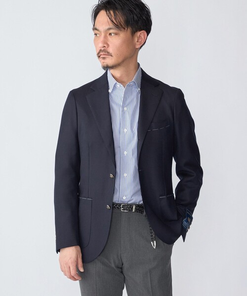 SHIPS(シップス)の「SHIPS: MADE IN JAPAN ロンドンストライプ イタリアン ボタンダウン シャツ(シャツ/ブラウス・メンズ・ネイビー・38/39/40/41)」の6枚目の写真