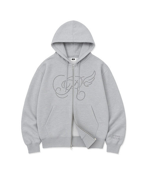 R DOT WING Overfit 2‑Way Zip‑Up — оверсайз куртка на молнии (2 цвета)