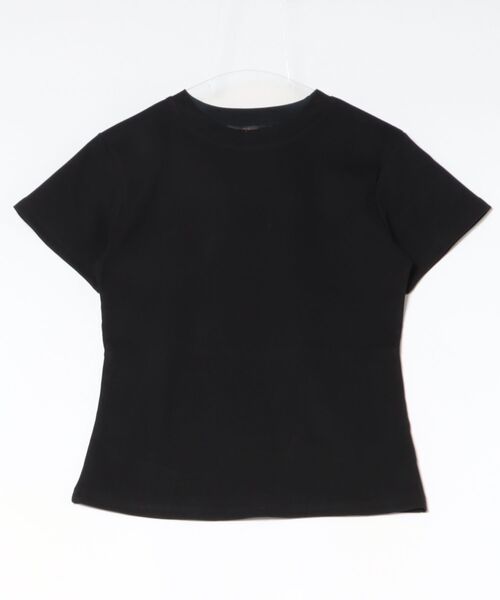 Ritzy（リッツィー）の「ラウンドネック・スリムTシャツ（Tシャツ/カットソー・レディース・グレー/ブラック/ホワイト/パープル・LARGE/MEDIUM）」の18枚目の写真