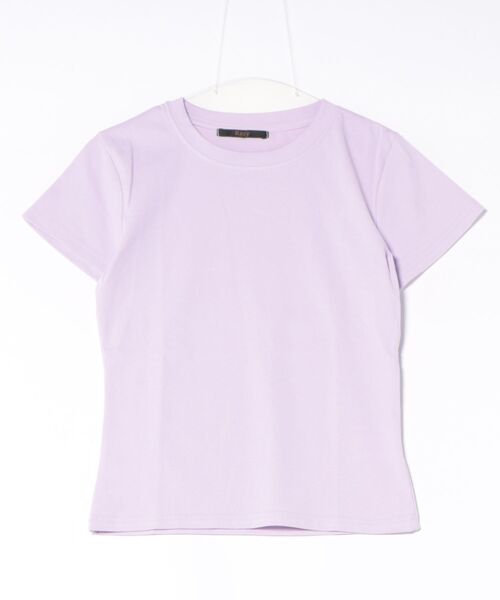 Ritzy（リッツィー）の「ラウンドネック・スリムTシャツ（Tシャツ/カットソー・レディース・グレー/ブラック/ホワイト/パープル・LARGE/MEDIUM）」の20枚目の写真