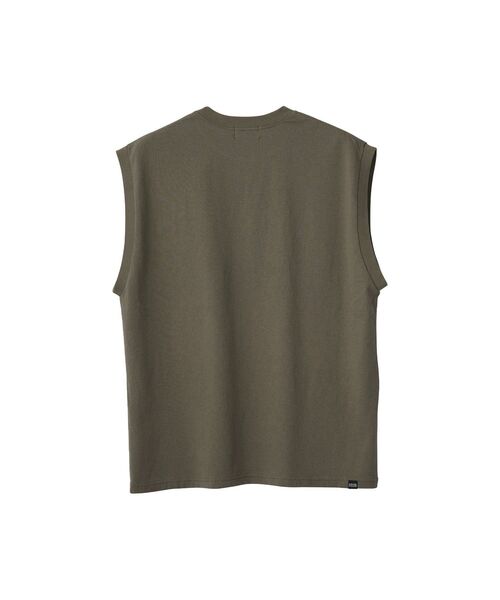 HYSTERIC GLAMOUR（ヒステリックグラマー）の「HYSTERIC IS HOT ノースリーブTシャツ（キャミソール・メンズ・ホワイト/カーキ/ブラック・SMALL/MEDIUM/LARGE/X-LARGE）」の5枚目の写真