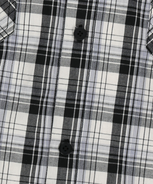 BROWNBREATH（ブラウンブレス）の「CHECK HOOD SHIRTS - BLACK（シャツ/ブラウス・レディース・その他・SMALL/MEDIUM/LARGE/X-LARGE）」の6枚目の写真