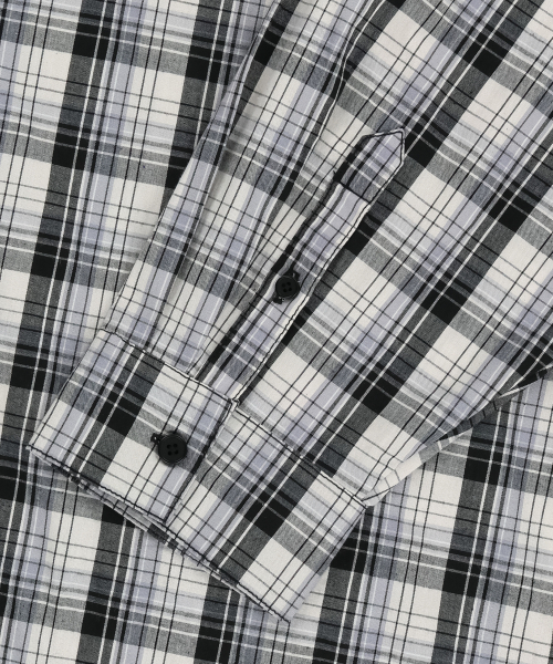 BROWNBREATH（ブラウンブレス）の「CHECK HOOD SHIRTS - BLACK（シャツ/ブラウス・レディース・その他・SMALL/MEDIUM/LARGE/X-LARGE）」の7枚目の写真