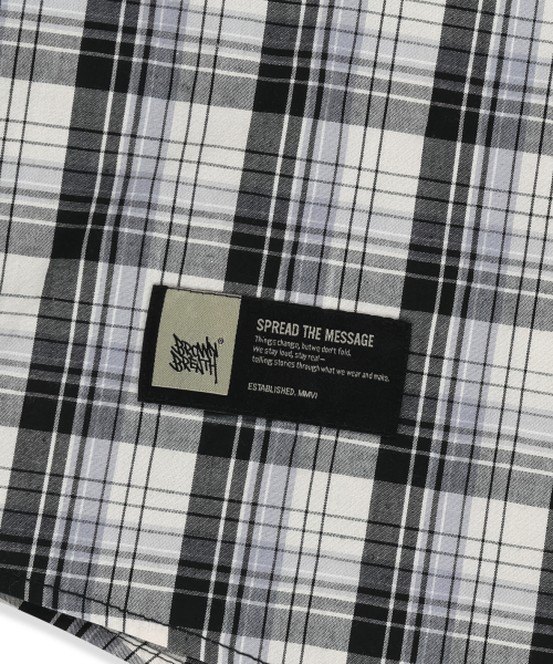 BROWNBREATH（ブラウンブレス）の「CHECK HOOD SHIRTS - BLACK（シャツ/ブラウス・レディース・その他・SMALL/MEDIUM/LARGE/X-LARGE）」の8枚目の写真
