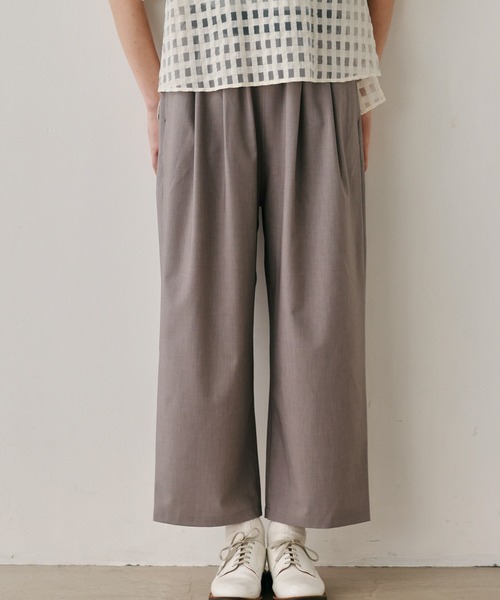 Kelen(ケレン)の「「KELEN / ケレン」ジャガードゴムウエストパンツ(その他パンツ・レディース・グレー/ブラウン/ブラック/サックスブルー・S/M)」の11枚目の写真