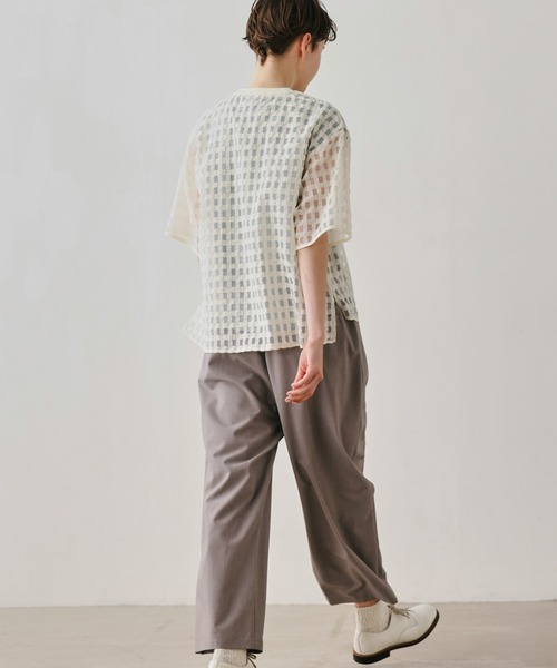 Kelen(ケレン)の「「KELEN / ケレン」ジャガードゴムウエストパンツ(その他パンツ・レディース・グレー/ブラウン/ブラック/サックスブルー・S/M)」の15枚目の写真