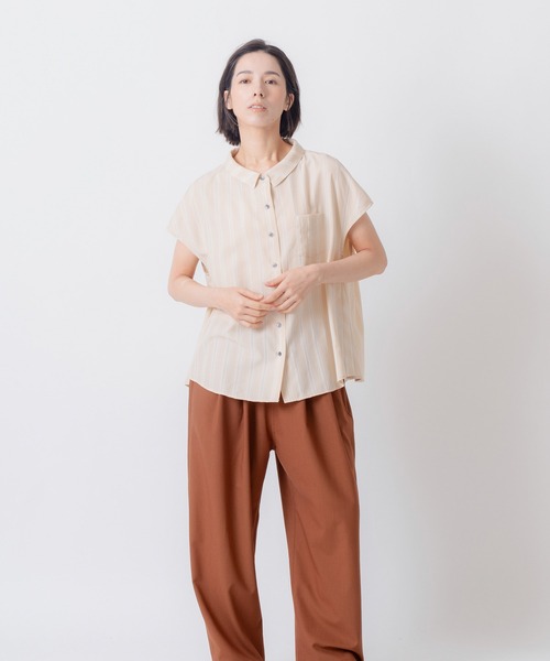 Kelen(ケレン)の「「KELEN / ケレン」ジャガードゴムウエストパンツ(その他パンツ・レディース・グレー/ブラウン/ブラック/サックスブルー・S/M)」の16枚目の写真