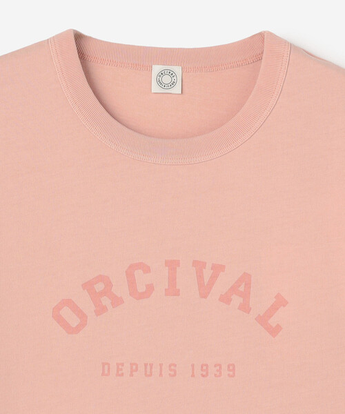 ORCIVAL(オーシバル)の「ORCIVAL | ジャージーニット コンパクトプリントTシャツ WOMEN(Tシャツ/カットソー・レディース・ピンク/グレイッシュベージュ/チャコール・1)」の6枚目の写真