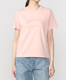 ORCIVAL | ジャージーニット コンパクトプリントTシャツ WOMEN